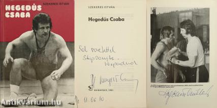Hegedűs Csaba (Hegedűs Csaba által dedikált és Hegedűs Miklós által aláírt példány)