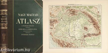 Nagy magyar atlasz - 158 színes főtérképpel és 257 melléktérképpel ellátott kiadvány.