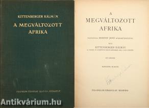 A megváltozott Afrika (aláírt példány)