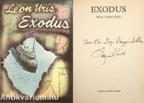 Exodus (Leon Uris által dedikált példány)