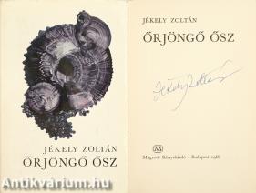 Őrjöngő ősz (aláírt példány) (Borítóterv: Bertalan Tivadar)