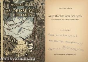 Az óriáskígyók földjén (dedikált példány)