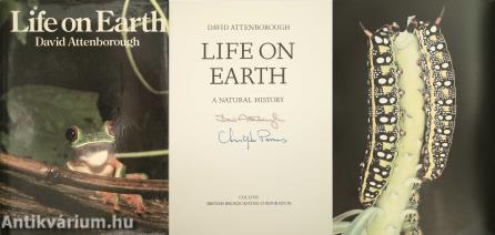 Life on Earth (David Attenborough és Christopher Parsons természetfilmesek által aláírt példány)