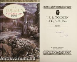 A Gyűrűk Ura (A fordító, Göncz Árpád által dedikált példány)