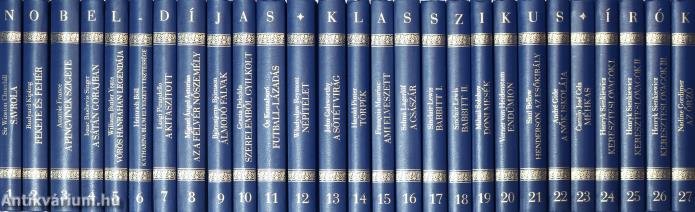Irodalmi Nobel-díjasok Könyvtára 1-27.