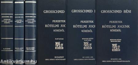Fejezetek kötelmi jogunk köréből I-II./1-2.