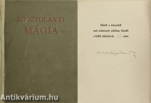 Mágia (aláírt, számozott, bibliofil példány)