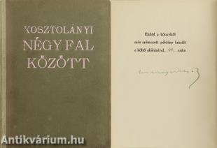 Négy fal között (számozott, aláírt példány)