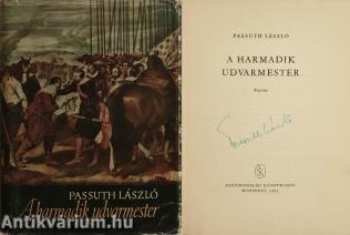 A harmadik udvarmester (aláírt példány)