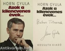 Azok a kilencvenes évek... (dedikált példány)