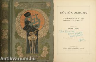 Költők albuma (dedikált példány)