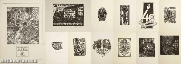 KBK 40. (Andruskó Károly, Csiby Mihály, Kőhegyi Gyula, König Róbert és 7 grafikus által aláírt, számozott példány)