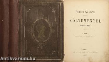 Petőfi Sándor ujabb költeményei I-II.