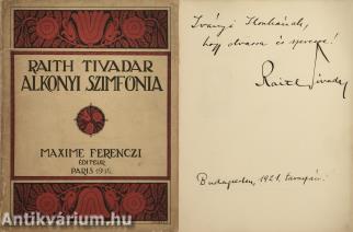 Alkonyi szimfónia (dedikált példány)