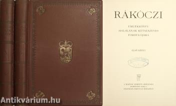 Rákóczi emlékkönyv I-II.