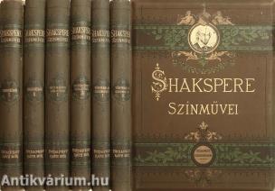 Shakspere színművei I-VI. (Teljes kötetsor!)