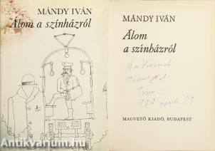 Álom a színházról (dedikált példány)