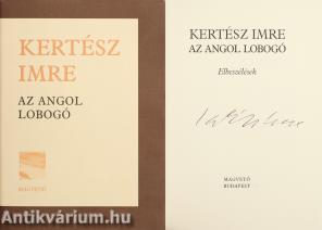 Az angol lobogó (aláírt példány)