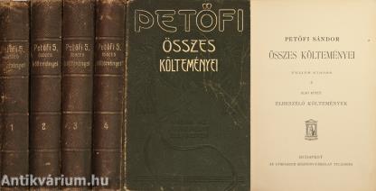 Petőfi Sándor összes költeményei I-IV.