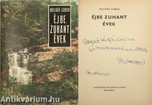 Éjbe zuhant évek (dedikált példány)