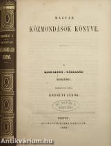 Magyar közmondások könyve (Holdházy János tribunici választott püspök, győri kanonok könyvtárából származó példány)