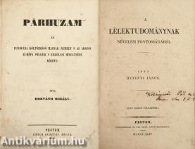 Párhuzam/A lélektudománynak nevelési fontosságáról