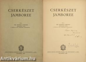 Cserkészet Jamboree (Koszter atyának dedikált példány)