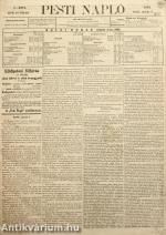 Pesti Napló 1861. január-június (Összesen 135 lapszám két kötetben, egy ráadás 1859-es számmal. Nem teljes gyűjtemény.)