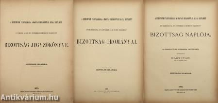 A közösügyek tárgyalására a Magyar Országgyűlés által kiküldött s Ő Felsége által 1870. november 24-re Pesten összehivott bizottság jegyzőkönyve