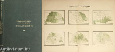 [A Magyar Korona országaiban az 1891. év elején végrehajtott népszámlálás eredményei I.] (A kötetből a címlap és további 8 oldal hiányzik.)