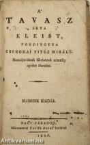 A' tavasz - Fordította: Csokonai Vitéz Mihály.