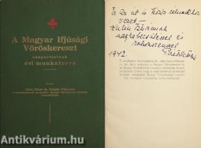 A Magyar Ifjusági Vöröskereszt csoportjainak évi munkaterve (Kulin Istvánnak dedikált példány) (Könyvárusi forgalomba nem került.)