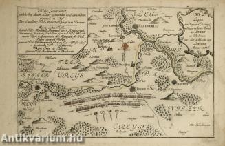 Lager der Kaiserl. Königl. ungarischen Armée bei Budin in Böhmen vor der Schlacht bey Lowositz Anno 1756 (Augsburg, 1763)