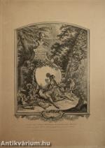 Virtute et Ingenio (fekete-fehér rézmetszet), 54 cm x 35 cm