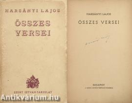 Harsányi Lajos összes versei (aláírt példány)