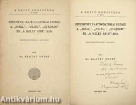 Széchenyi sajtópolitikai eszméi a 