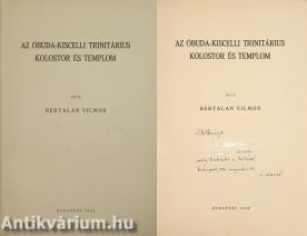 Az Óbuda-kiscelli trinitárius kolostor és templom (dedikált példány)