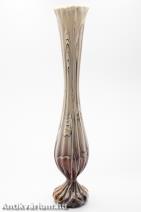 Murano művészi üveg váza 20. század közepe 43 cm