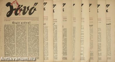 Jövő 1946. szeptember 16. - november 20. (nem teljes évfolyam)