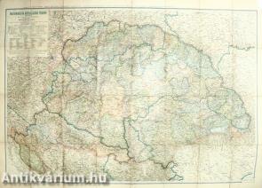 Magyarország közigazgatási térképe 1918-ban az 1942. évi határokkal