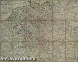 Post Karte durch ganz Deutschland Augsburg, 1795