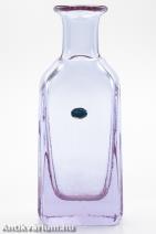Zelezny Brod Neodymium Glass cseh jelzett lila üveg váza 20. század második fele