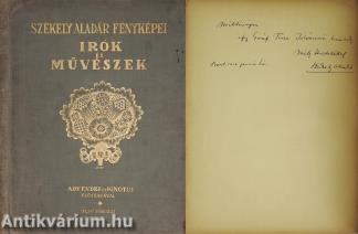 Székely Aladár fényképei (ifj. Gróf Tisza István feleségének Sándor Jolánnak Székely Aladár által dedikált példány) (A borítón és címlapon lévő illusztráció Gara Arnold munkája)