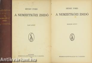 A nemzetközi zsidó I-II. (Tiltólistás kötet)