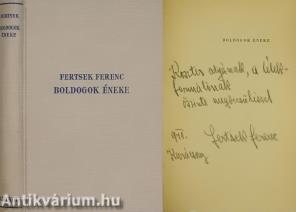 Boldogok éneke (Koszter atyának dedikált példány)