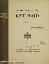 Két hajó (aláírt példány)