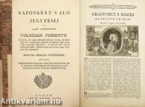 Naponként-való jegyzései az 1792dik esztendőben
