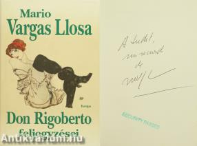 Don Rigoberto feljegyzései (Mario Vargas Llosa által dedikált példány)