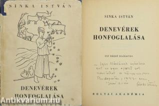 Denevérek honfoglalása (dedikált példány) (Illusztrációk és borítóterv: Fáy Dezső)