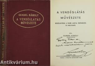 A vendéglátás művészete (dedikált példány)